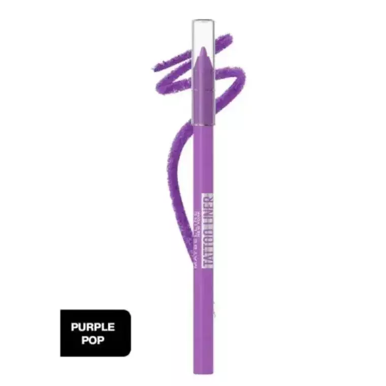 Maybelline Tattoo Studio Sharpenable Gel Pencil Waterproof Longwear Eyeliner #801 Purple Pop (1.2gm)