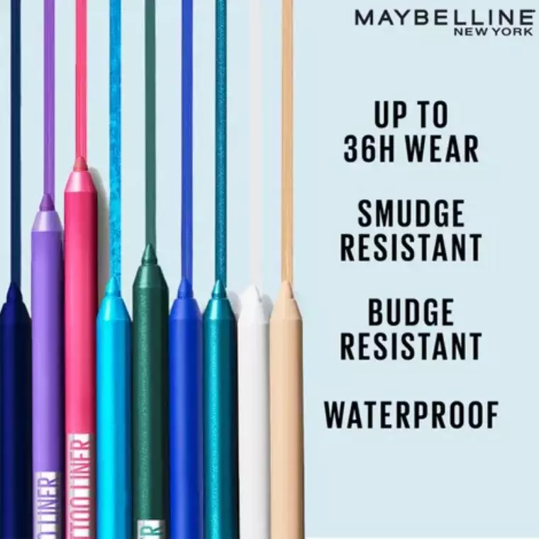 Maybelline Tattoo Studio Sharpenable Gel Pencil Waterproof Longwear Eyeliner #801 Purple Pop (1.2gm)