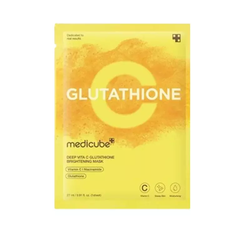 Medicube Deep Vita C Glutathione Brightening Mask (27ml)