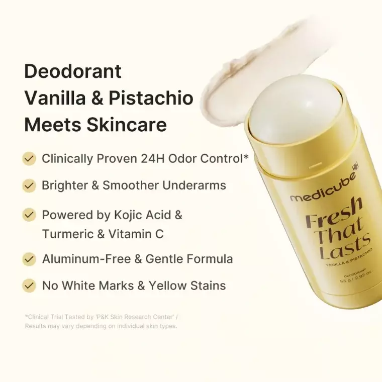 Medicube Fresh That Lasts Deodorant #warm Vanilla & Pistachio Scent (83gm)