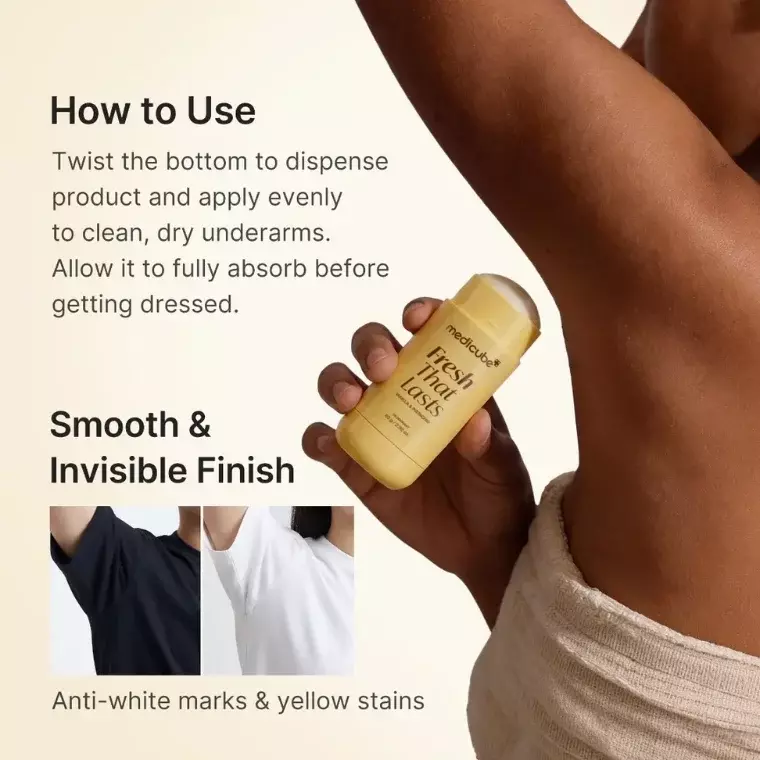 Medicube Fresh That Lasts Deodorant #warm Vanilla & Pistachio Scent (83gm)
