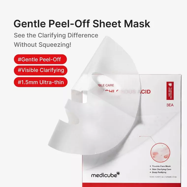 Medicube Hypochlorous Acid Peel-Off Sheet Mask (13ml)
