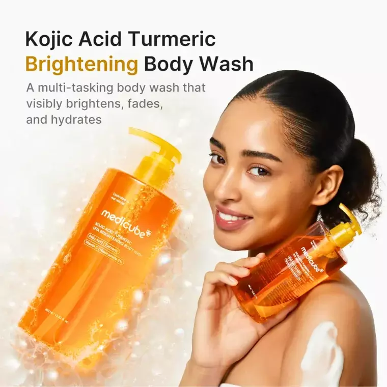 Medicube Kojic Acid Body Wash Turmeric Brightening (400ml)