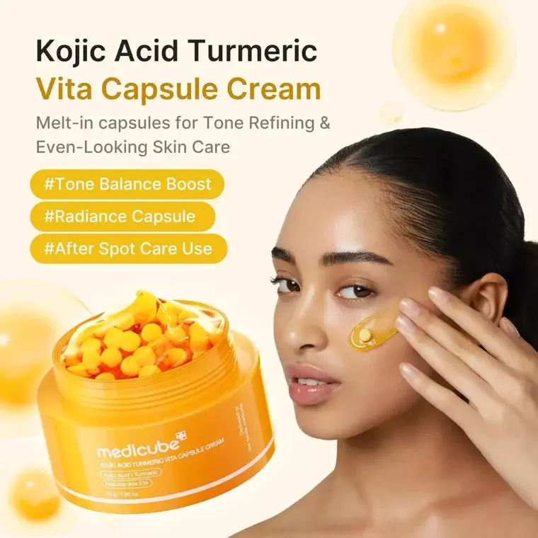 Medicube Kojic Acid Turmeric Vita Capsule Cream (53gm)