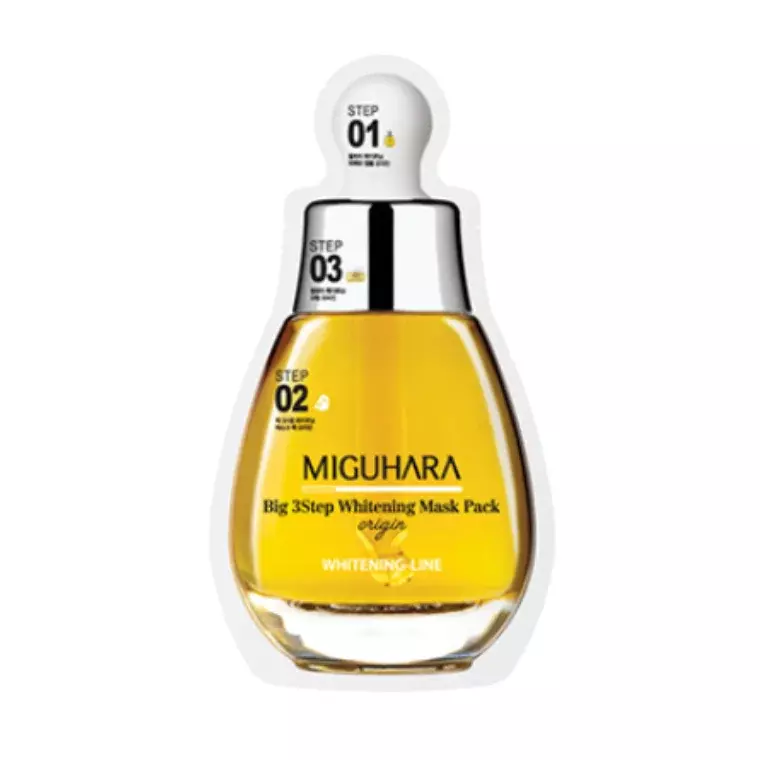 Miguhara Big 3 Step Whitening Mask Pack Origin (1 Sheet)