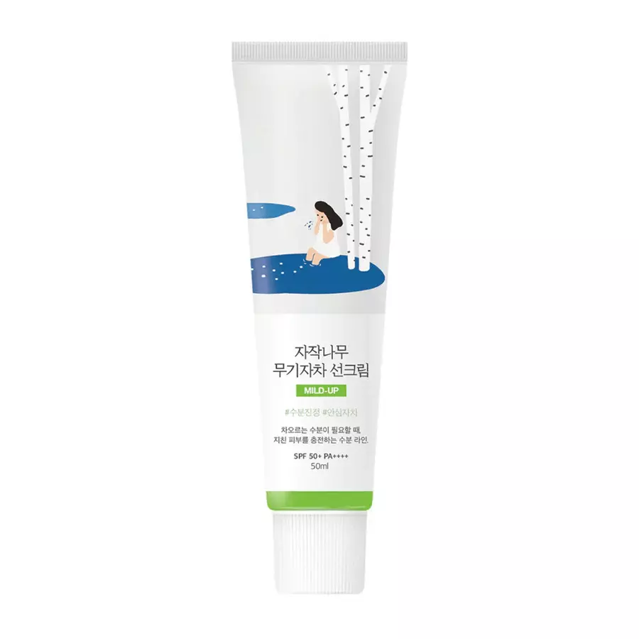 Round Lab Birch Moisturizing Mild-Up Sunscreen (50ml)