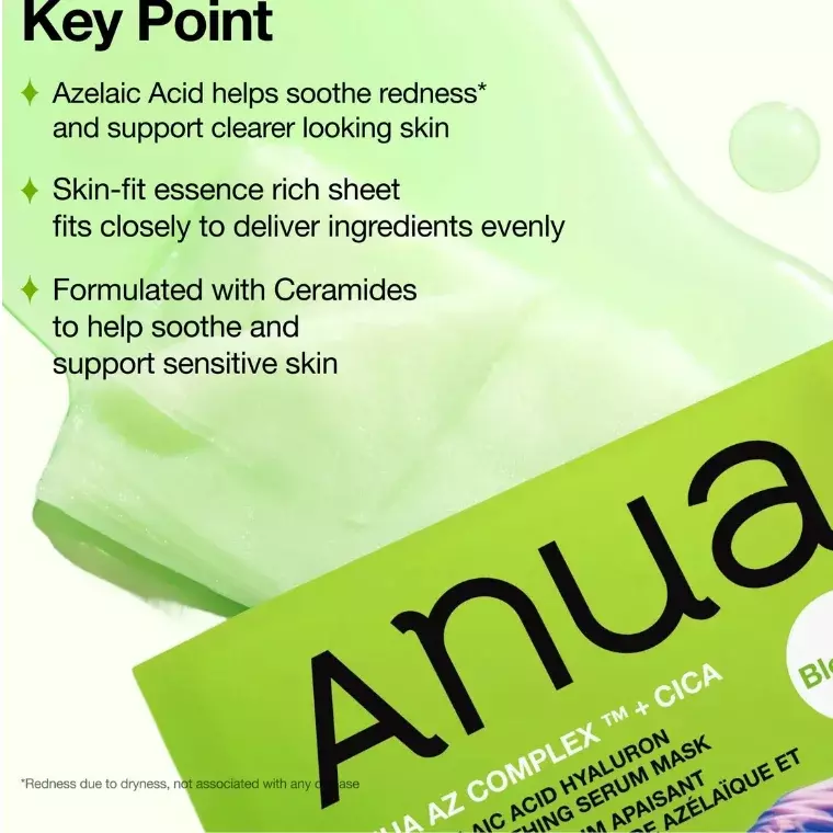 Anua AZ Complex + Cica Redness Serum Mask (23ml)