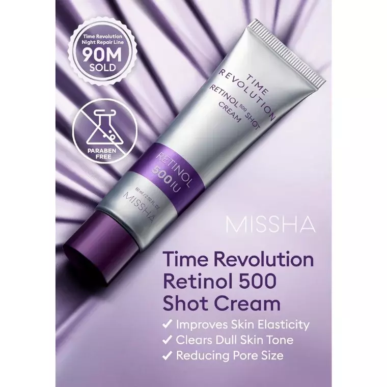 Missha Time Revolution Retinol 500 Shot Cream (60ml)
