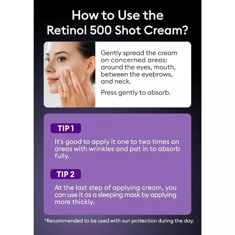 Missha Time Revolution Retinol 500 Shot Cream (60ml)