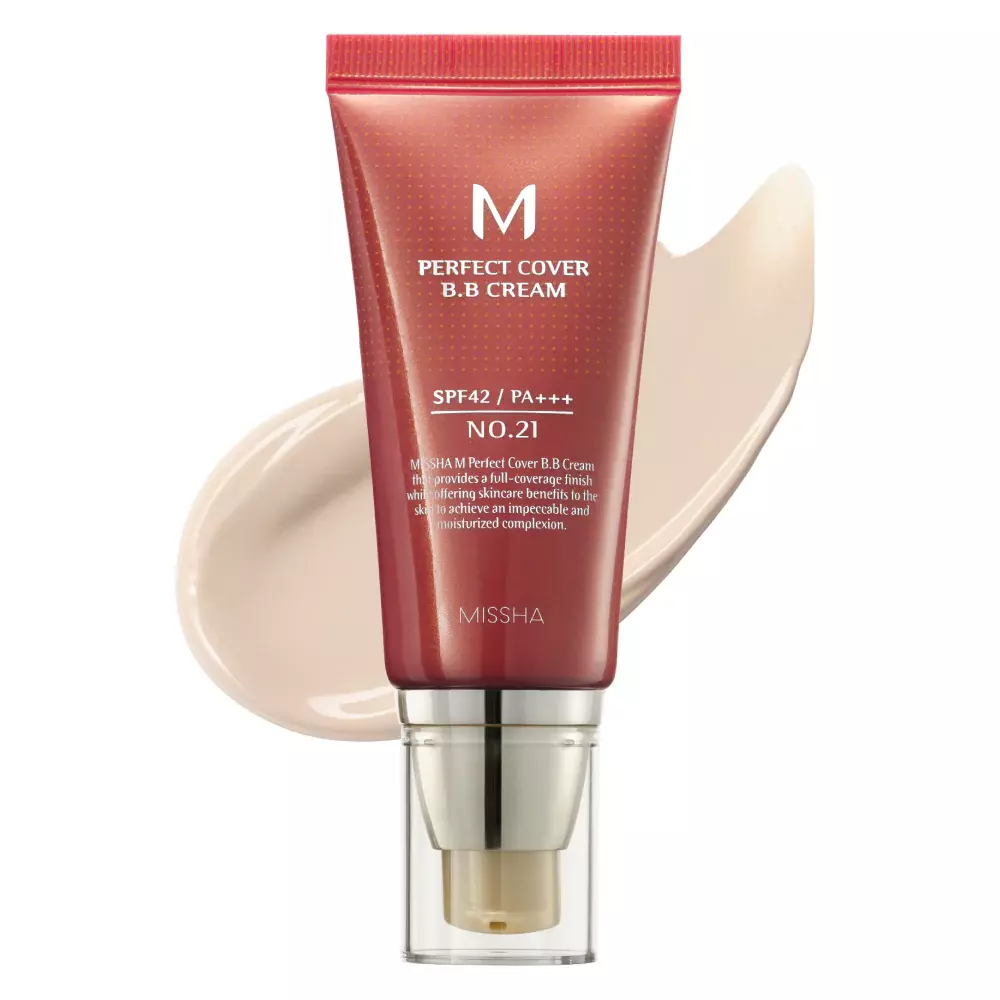 Missha M Perfect Cover BB Cream SPF42 PA+++ #21 Light Beige 50ml