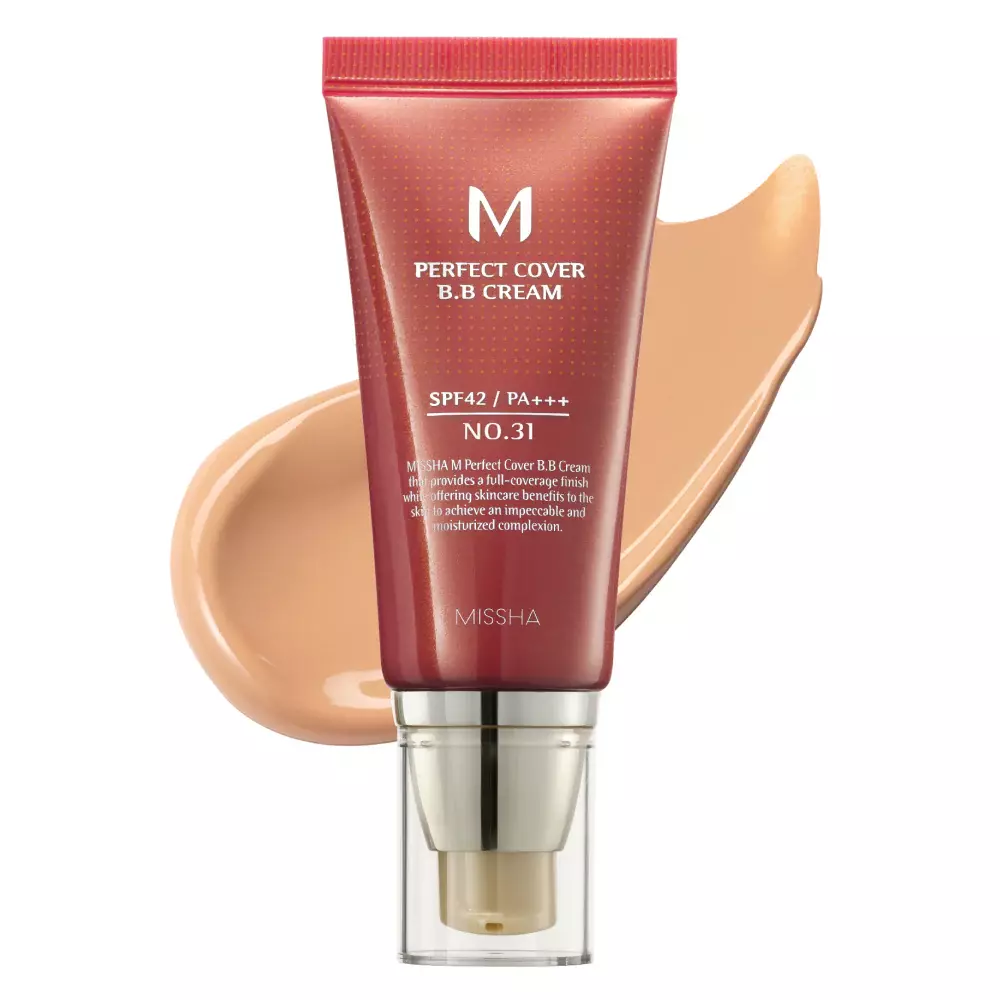 Missha M Perfect Cover BB Cream SPF42 PA+++ #31 Golden Beige (50ml)