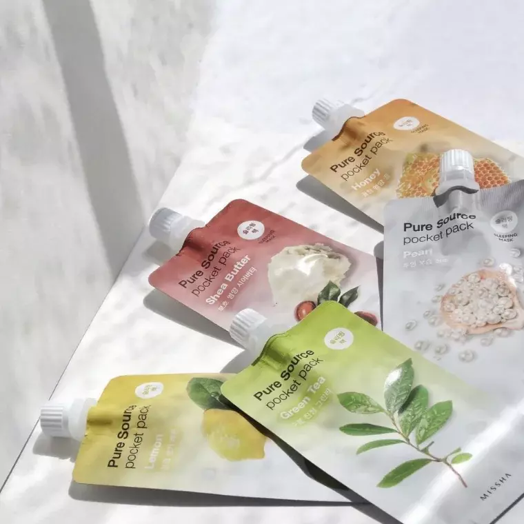 Missha Pure Source Pocket Pack Green Tea Sleeping Pack (10ml)