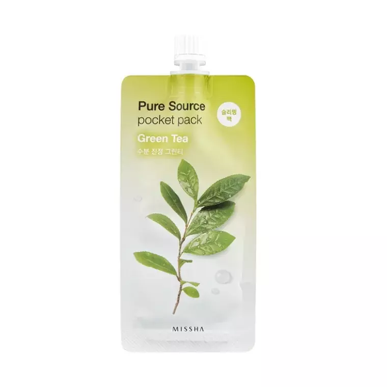 Missha Pure Source Pocket Pack Green Tea Sleeping Pack (10ml)