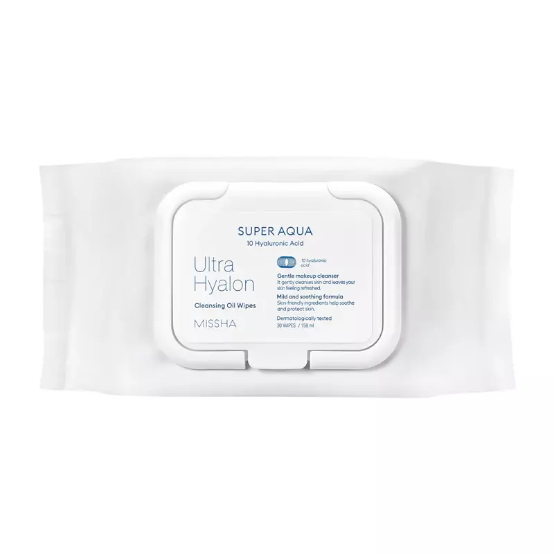 Missha Super Aqua Ultra Hyalron Cleansing Oil Wipes