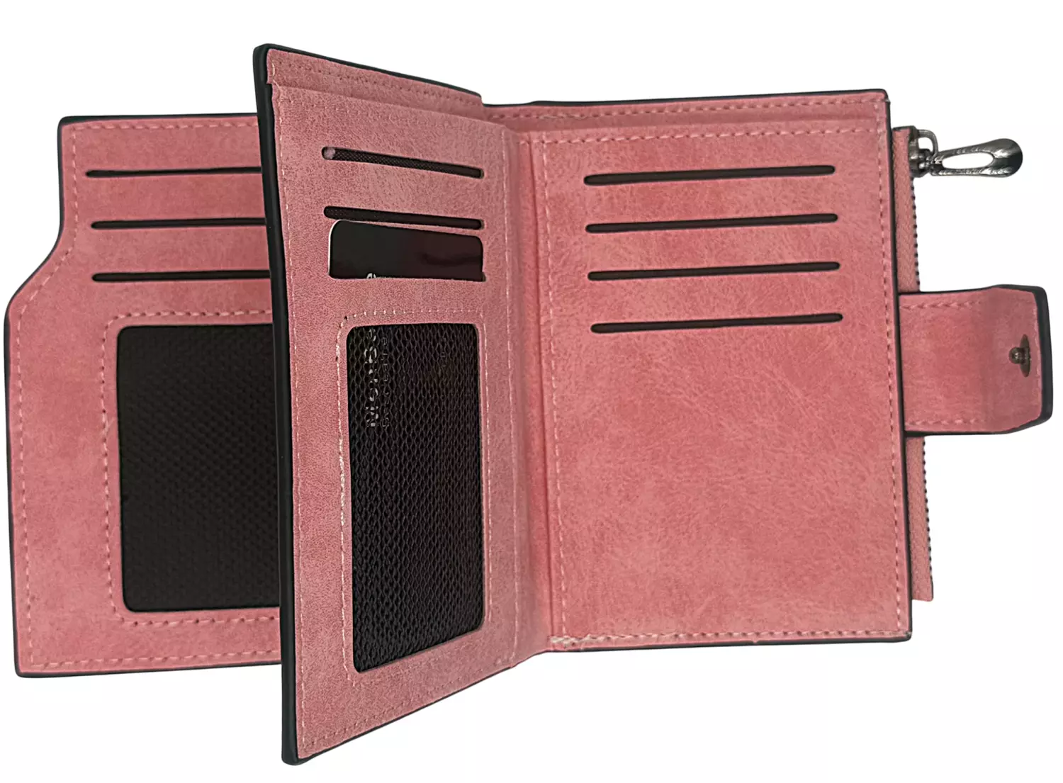 Wink Women's Genuine Leather Small Wallet-Pink