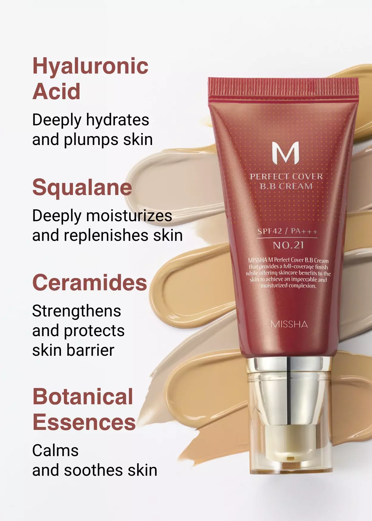 Missha M Perfect Cover BB Cream SPF 42 PA+++ #13 BRIGHT BEIGE 20ml