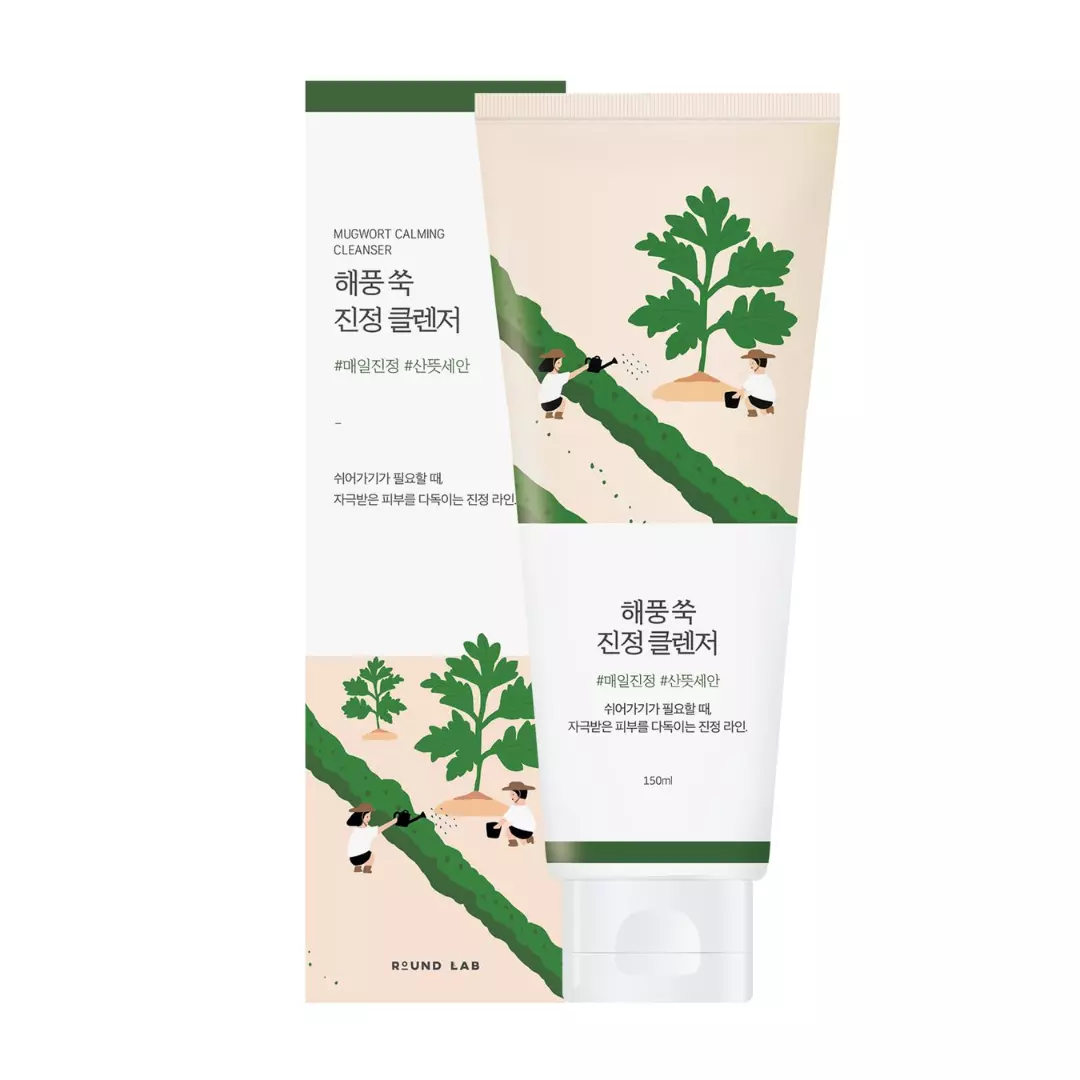 Round Lab Mugwort Calming Cleanser (150ml)