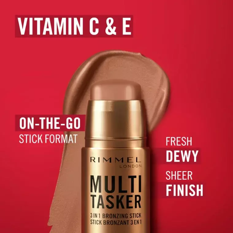 Rimmel London Multi Tasker 3 In 1 Bronzing Stick (4.5gm)