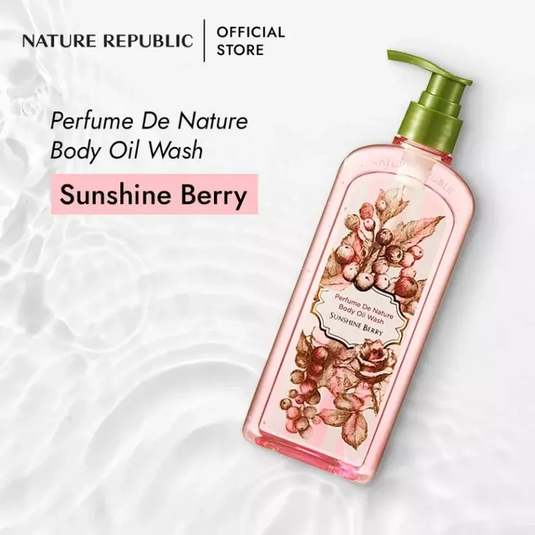 Nature Republic Perfume De Nature Body Oil Wash Sunshine Berry (345ml)