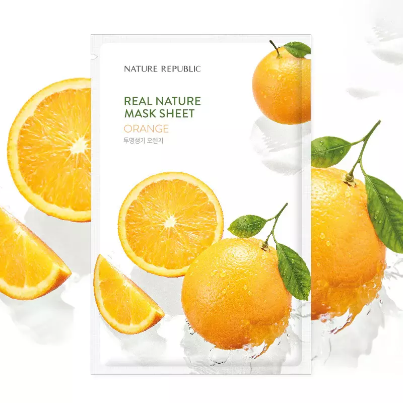 Nature Republic Real Nature Orange Mask Sheet
