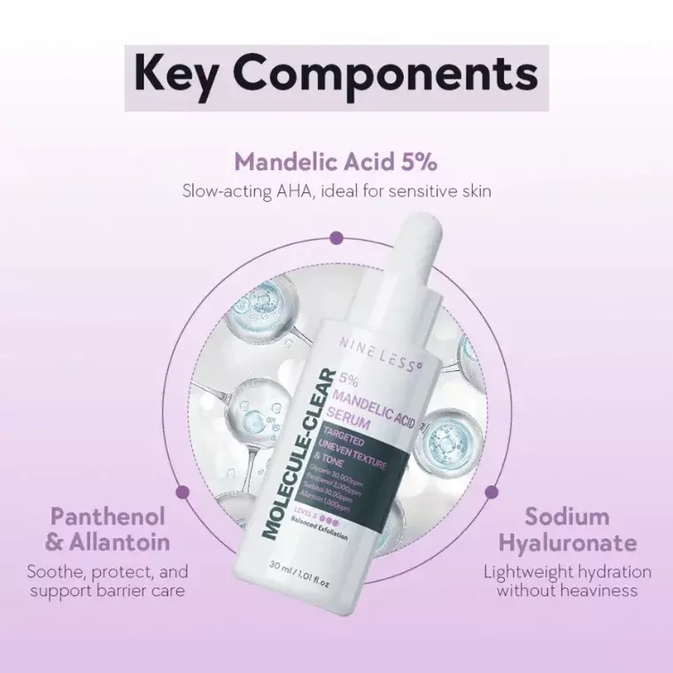 Nineless Molecule Clear 5% Mandelic Acid Serum (30ml)