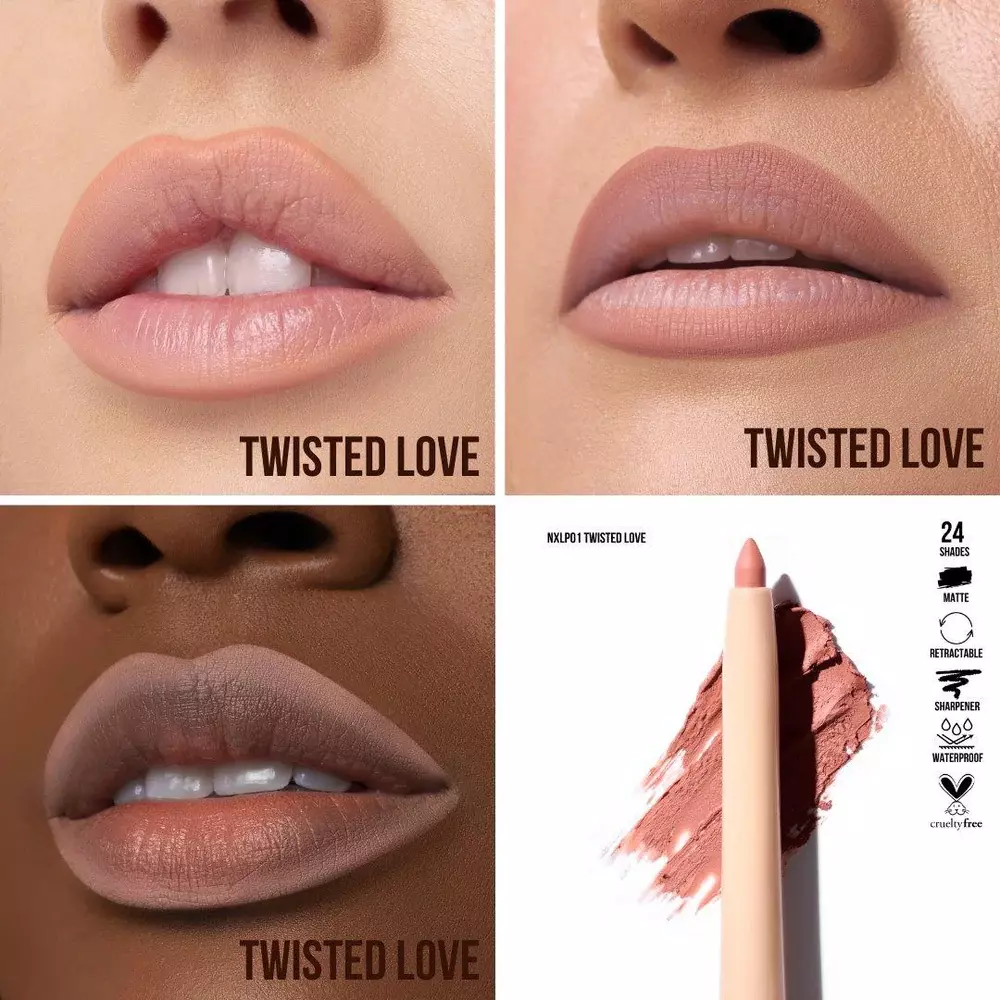 Beauty Creations Nude X Lip Liner - TWISTED LOVE (3.7g)