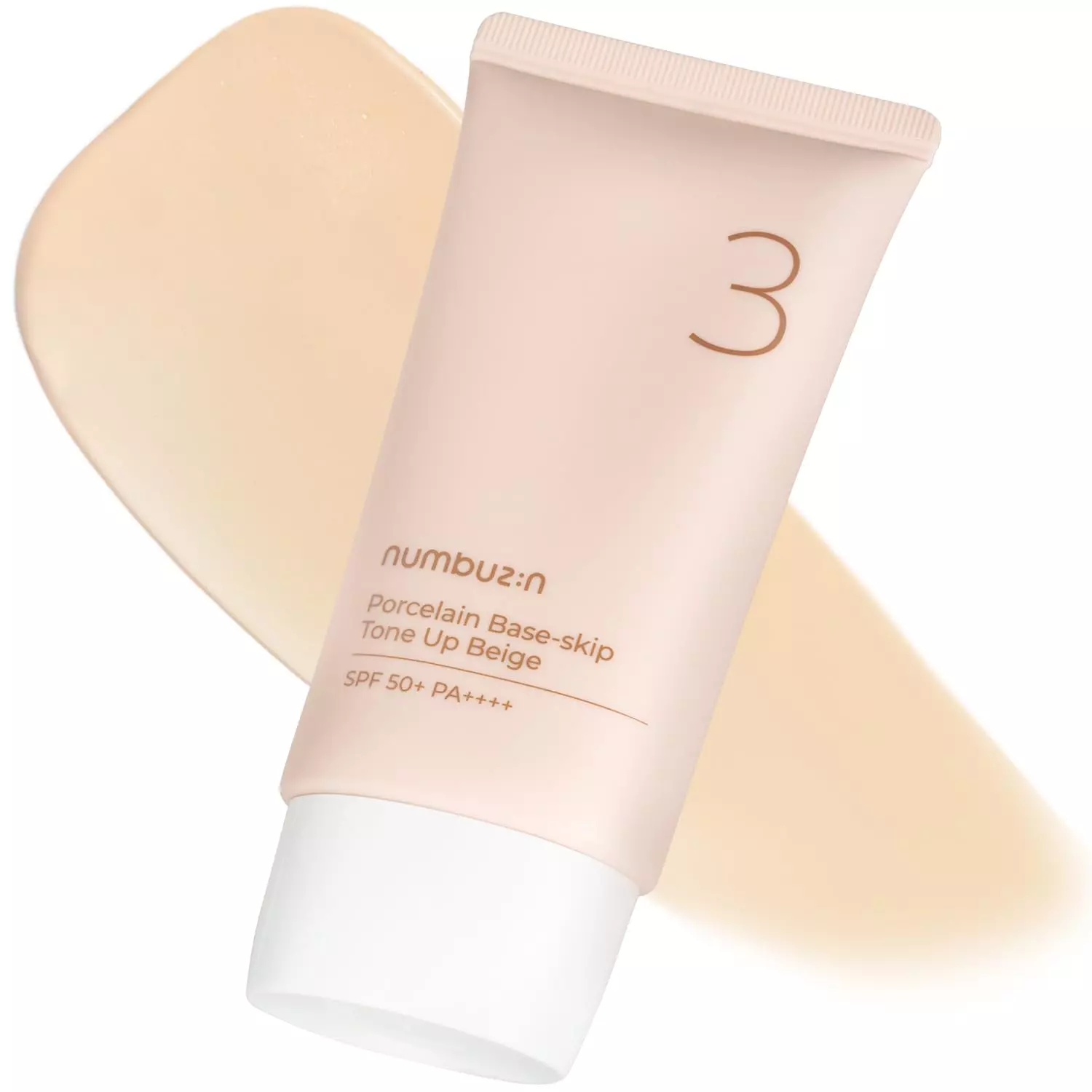 Numbuzin No.3 Porcelain Base-skip Tone Up Beige (50ml)