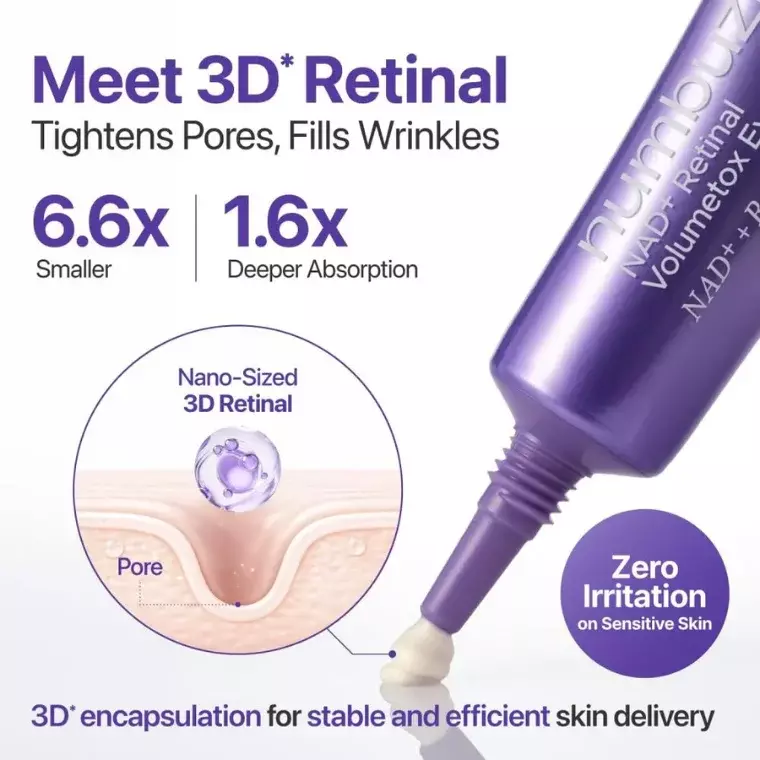 Numbuzin No.9 NAD+ Retinal Volumetox Eye Cream (20ml)