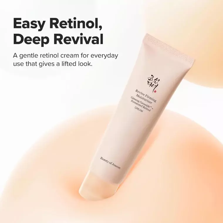 Beauty of Joseon Revive Firming Moisturizer Ginseng Ceramide + Fermented Retinol Cream (60ml)
