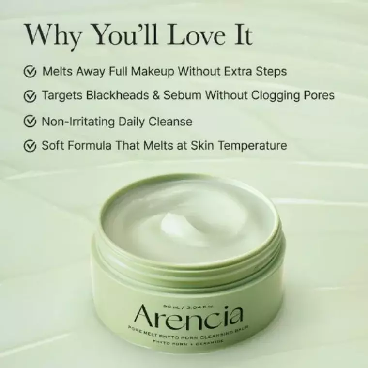 Arencia Pore Mint Phyto PDRN Cleansing Balm (90ml)
