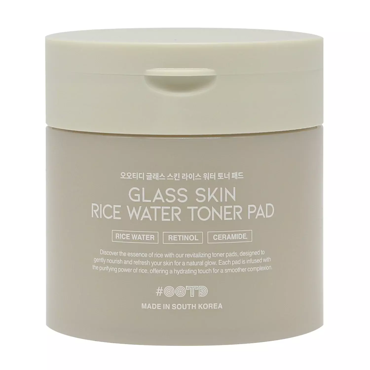 OOTD Glass Skin Rice Water Toner Pad