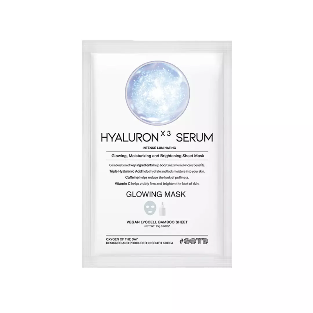 OOTD Triple Hyaluron Serum Glowing Mask (25g)