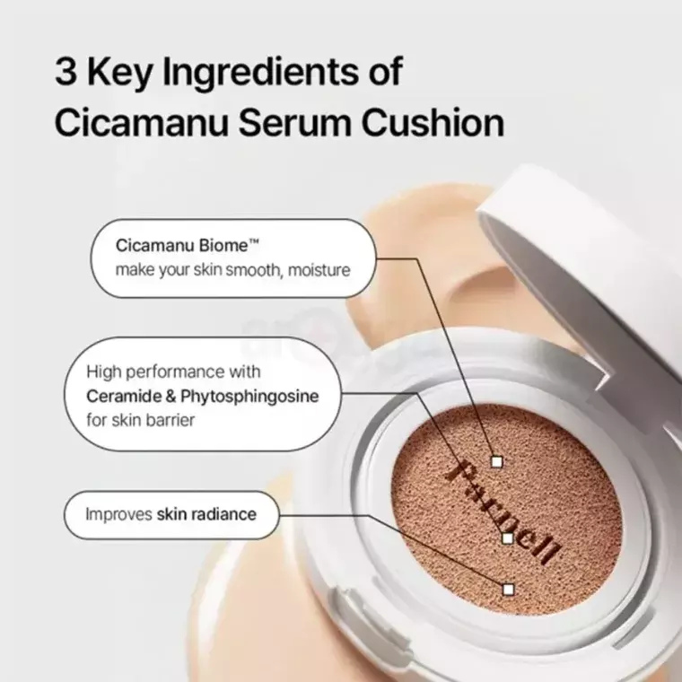 Parnell Cicamanu Serum Cushion #17C Ivory Warm (15gm)