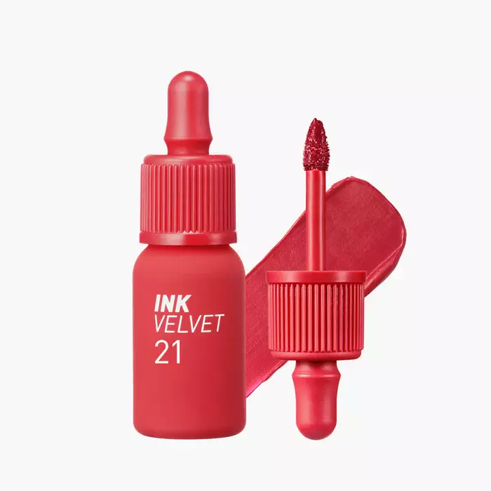 Peripera Ink Velvet Lip Tint #21 VITALITY CORAL RED (4g)