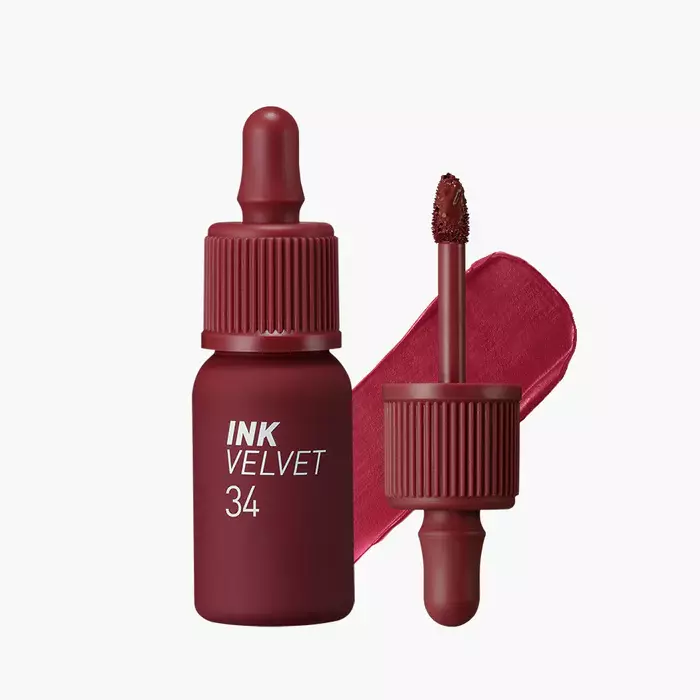 Peripera Ink Velvet Lip Tint #34 SMOKY RED (4g)
