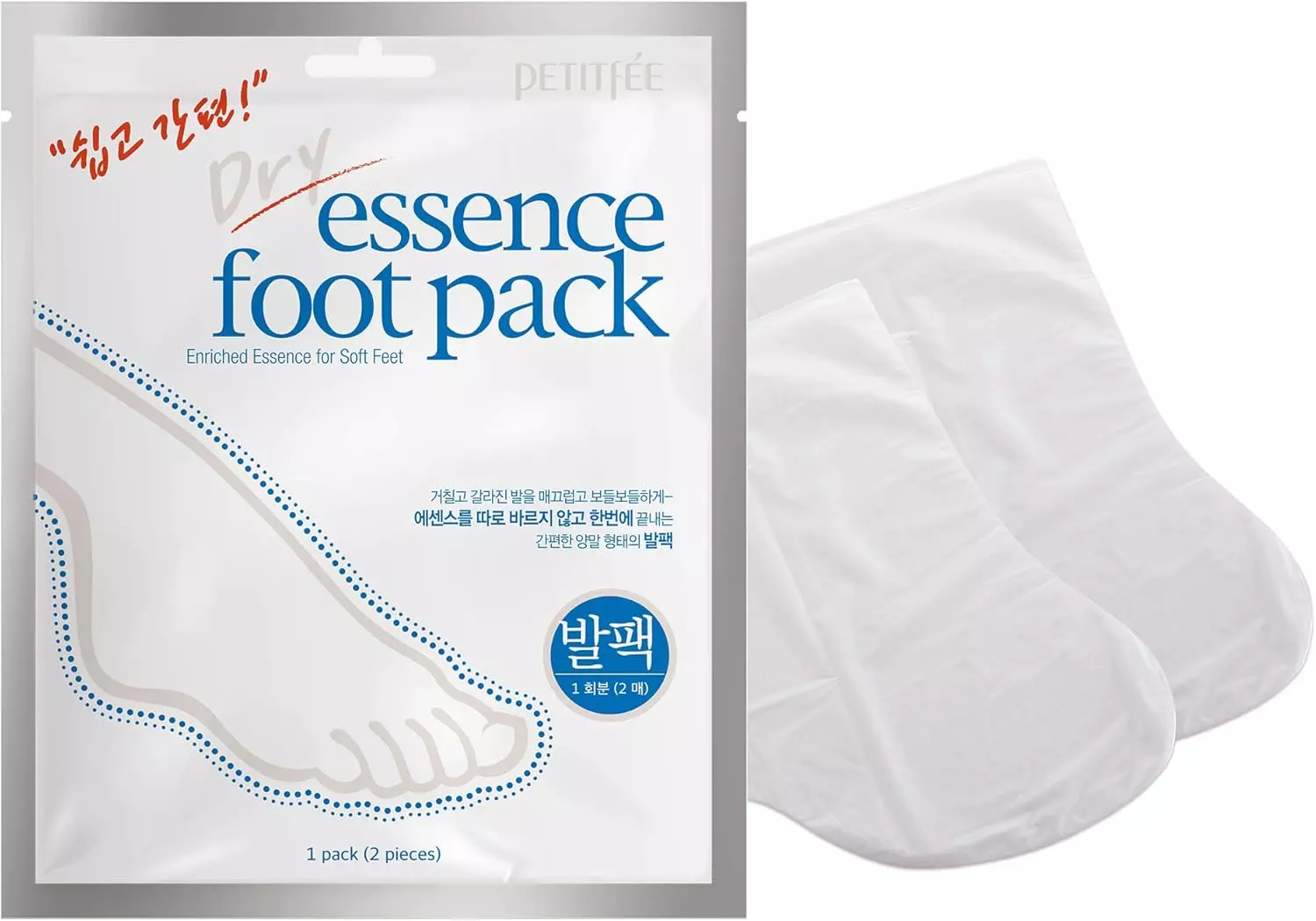 Petitfee Dry Essence Foot Pack (14g)