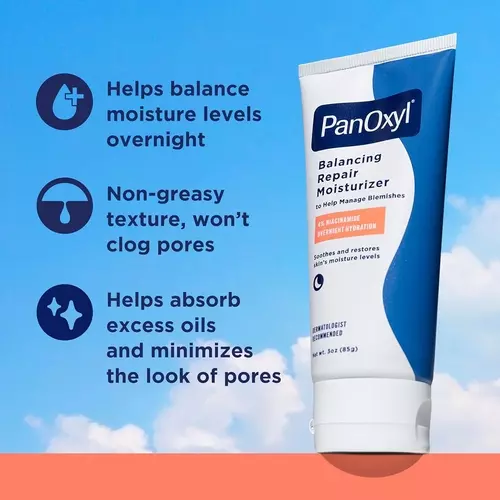 PanOxyl PM Balancing Repair Moisturizer with Niacinamide (85g)