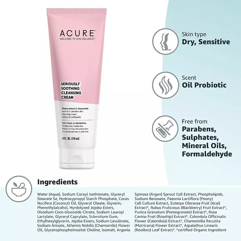 Acure Seriously Soothing Cleansing Cream