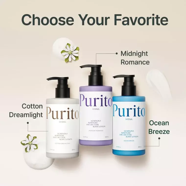 Purito Seoul Luminous Moisture Shea Butter Body Lotion (300ml)