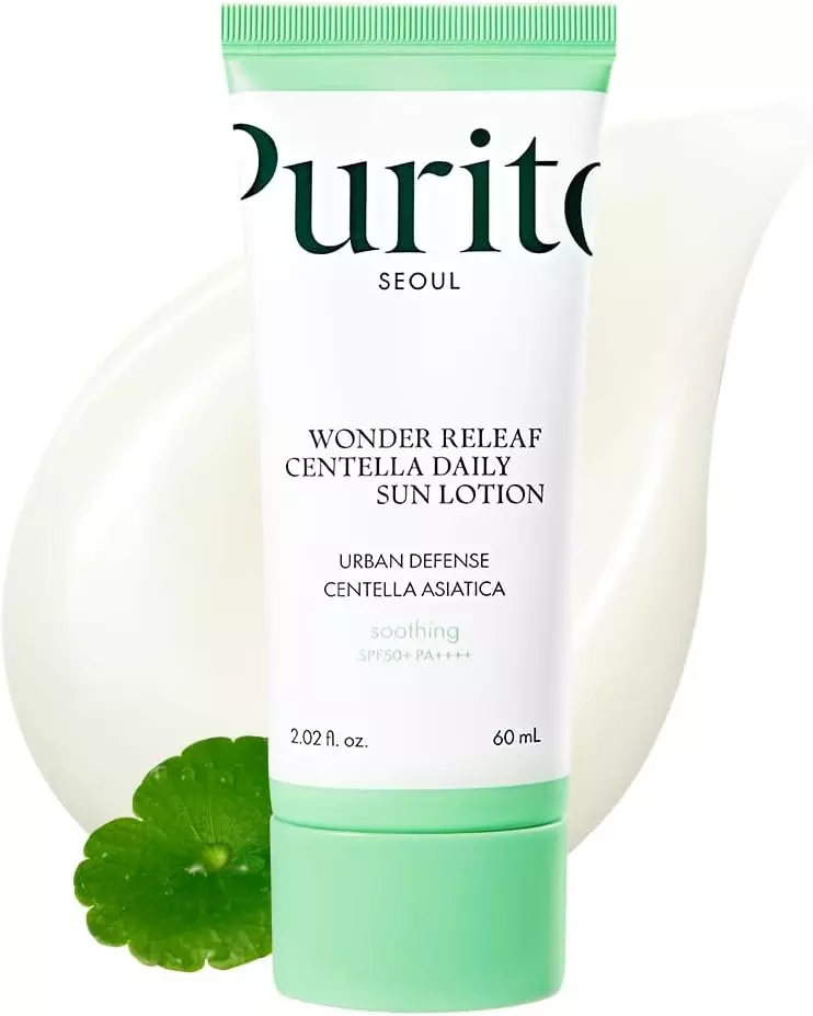 Purito Wonder Releaf Centella Daily Sun Lotion SPF 50+ PA++++ (60ml)