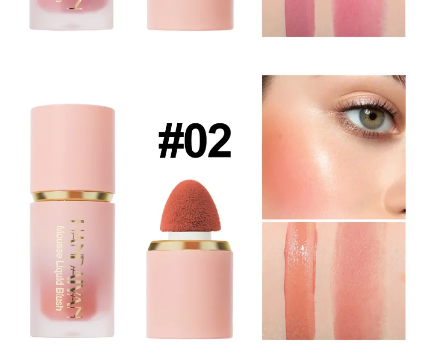 Handaiyan Mousse Liquid Blush #02