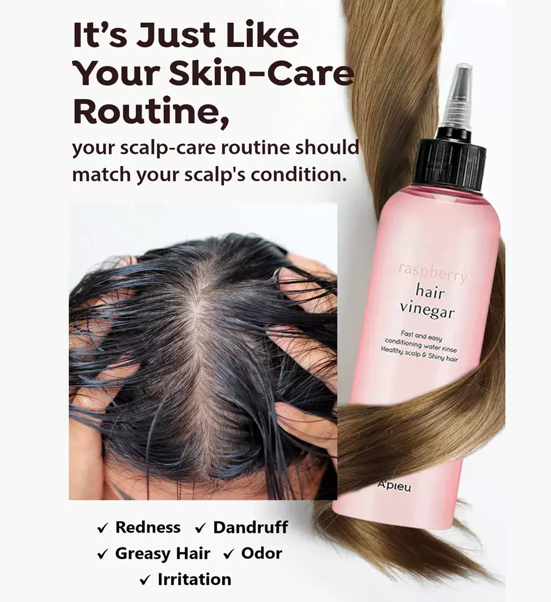Apieu Raspberry Vinegar Hair Shampoo