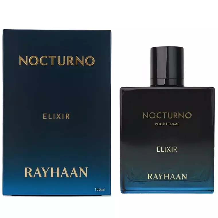 Rayhaan Nocturno Elixir EDP Spray Fragrances For Men (100ml)