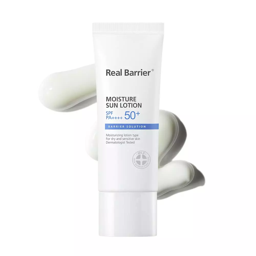 Real barrier moisture lotion SPF 50+ PA++++ (40ml)