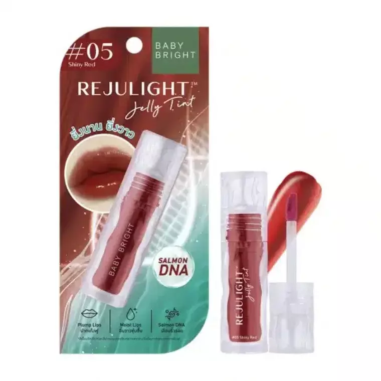 Baby Bright Rejulight Jelly Lip Tint –#05 Shiny Red (3gm)