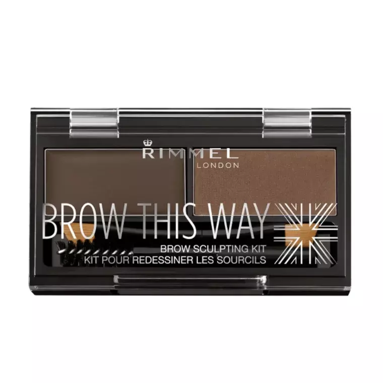 Rimmel London Brow This Way Sculpting Kit #003 Dark Brown (2gm)