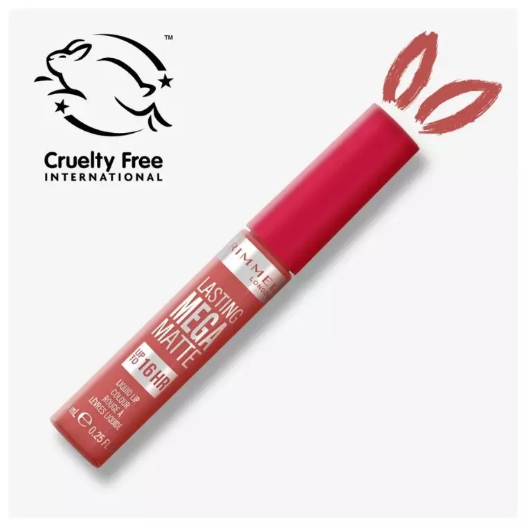 Rimmel London Lasting Mega Matte Liquid Lipstick #600 Coral Sass (7.5ml )