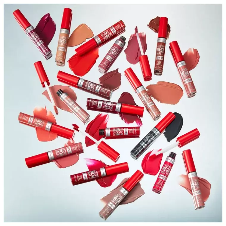 Rimmel London Lasting Mega Matte Liquid Lipstick #600 Coral Sass (7.5ml )