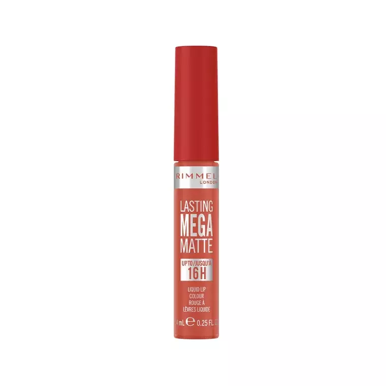 Rimmel London Lasting Mega Matte Liquid Lipstick #600 Coral Sass (7.5ml )