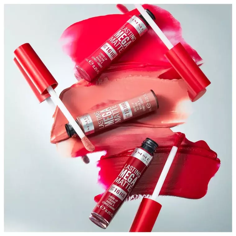 Rimmel London Lasting Mega Matte Liquid Lipstick #600 Coral Sass (7.5ml )